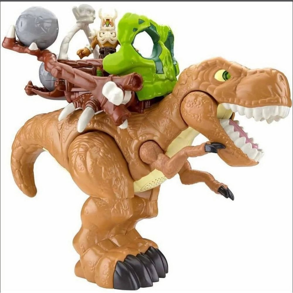 Imaginext T-Rex With Battle Gear - Jurassic Park -